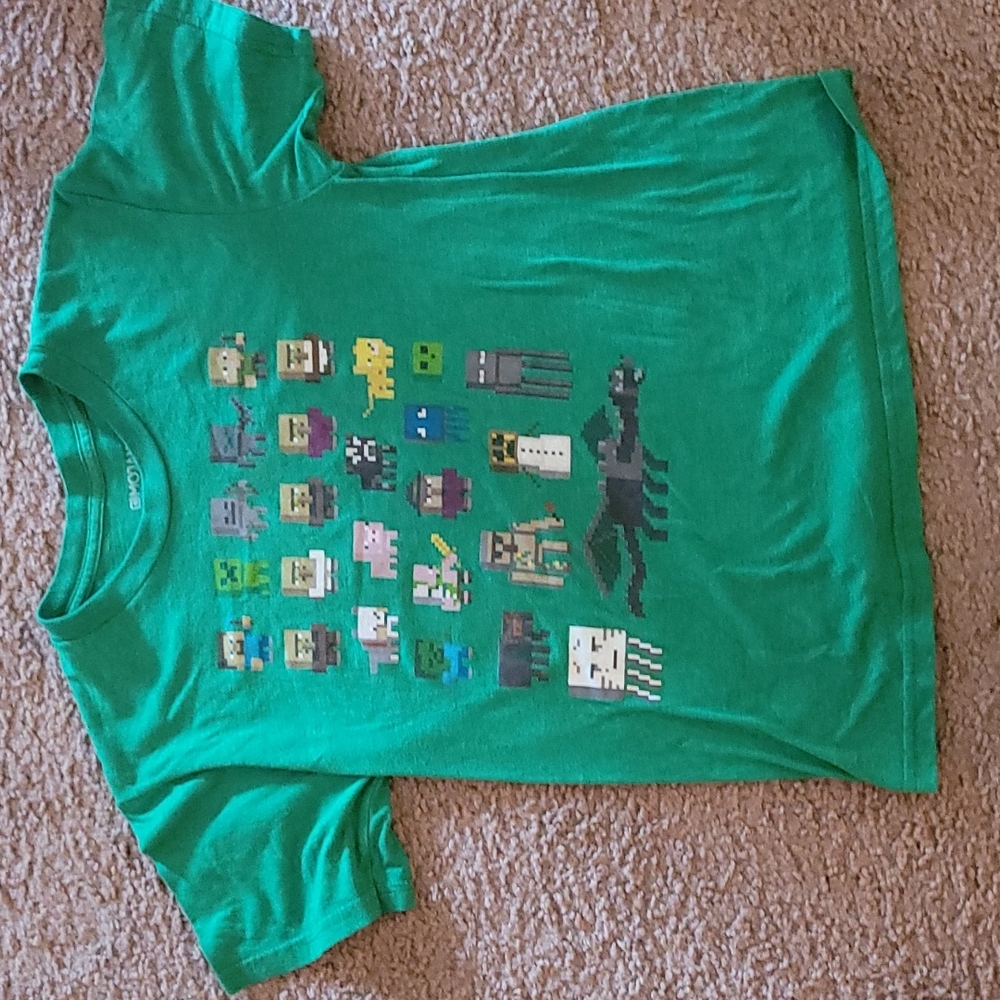 Boys mindcraft tee